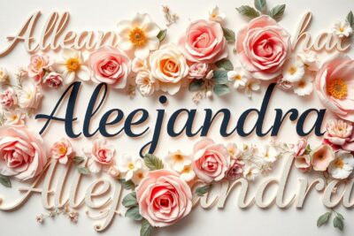 Nombre que combine con Alejandra